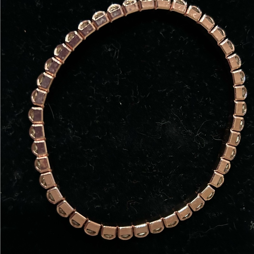 Nordstrom Rose Gold Rhinestone Tennis Bracelet